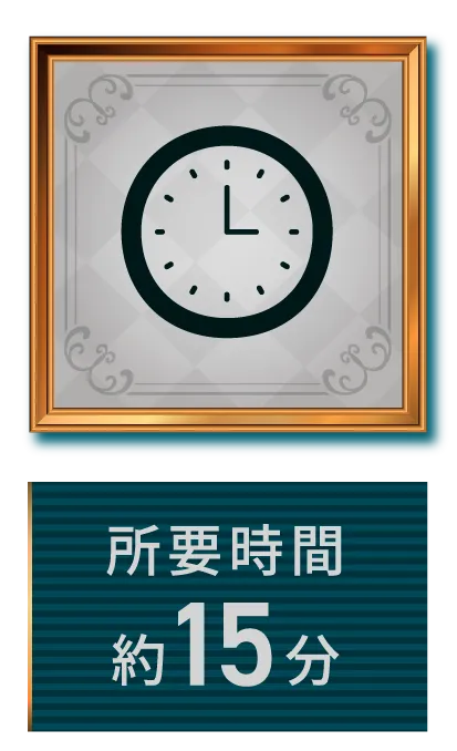 所要時間約15分