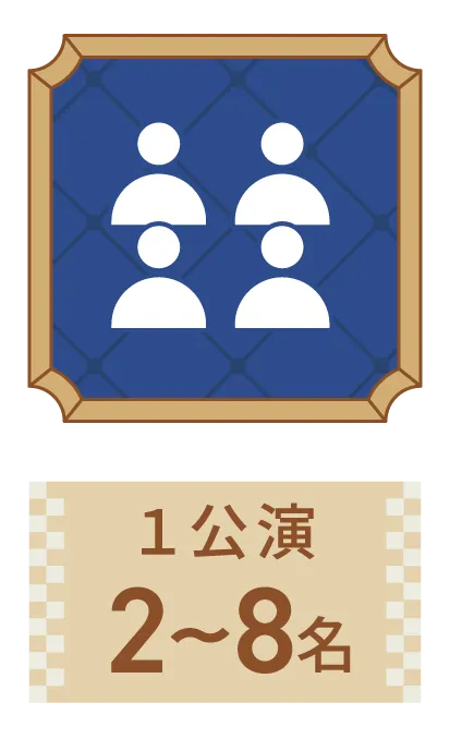 定員１〜４名