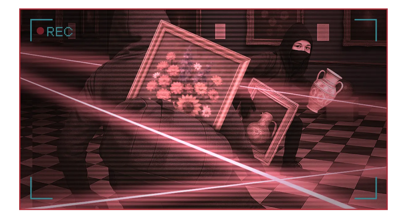 強盗犯になりきって、あなたはいくつの美術品を盗み出せるか！？